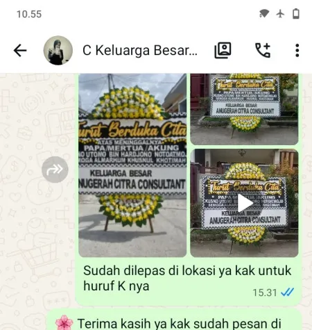 Pengiriman Papan Bunga Duka Cipete Utara
