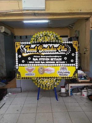 Papan Bunga di Cipete Utara